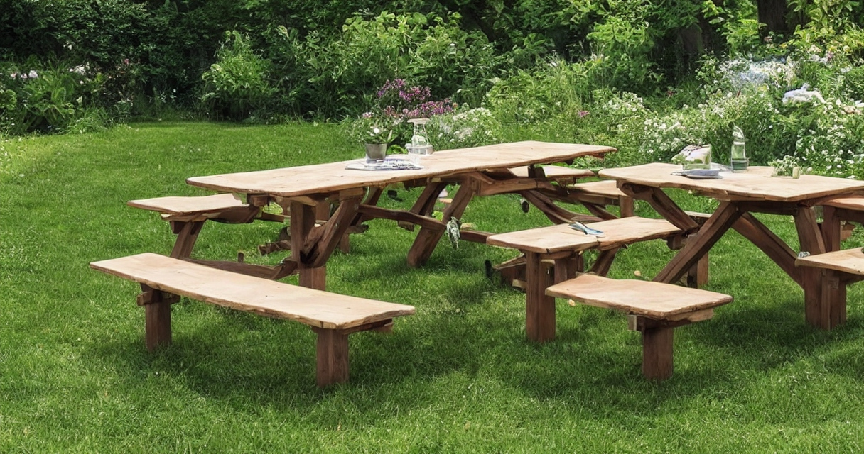 Sådan vælger du det ideelle picnicbord til din have